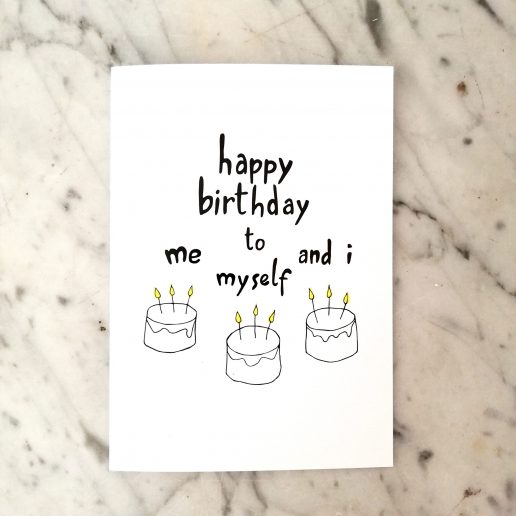 carte d'anniversaire - happy birthday - tierceline